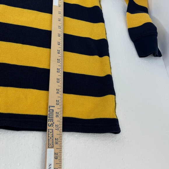 Polo Ralph Lauren Waffle Knit Striped Long Sleeve T-Shirt Mens L - Picture 6 of 7